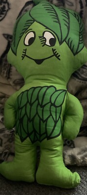 Vintage Jolly Green Giant Peas Little Sprout Stofftier Stoffpuppe Plüsch Werbung