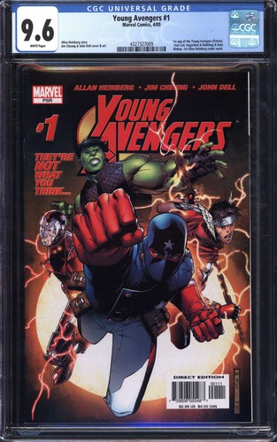 YOUNG AVENGERS #1 CGC 9.6 WHITE PAGES // 1ST APPEARANCE MARVEL 2005 ID: 55480