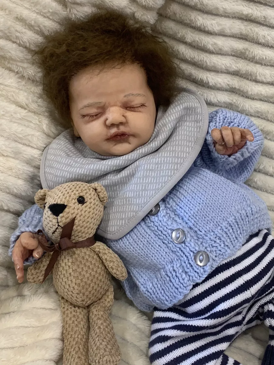 AA Reborn Baby BOY Doll PAULIN Elisa Marx COMPLETED SEND N ANGEL