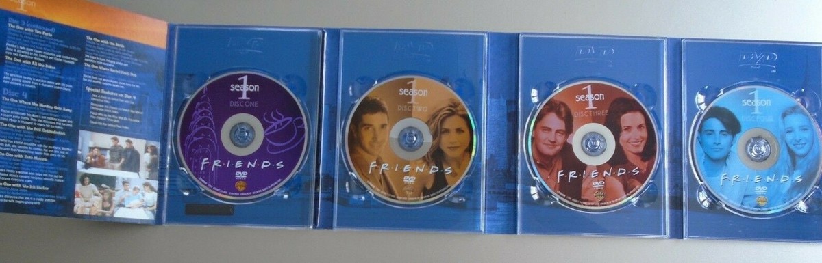 Friends DVD Set Complete Season's 1, 2 & 3 | eBay