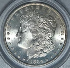 1884 O Morgan Silver Dollar PCGS MS 64 OGH