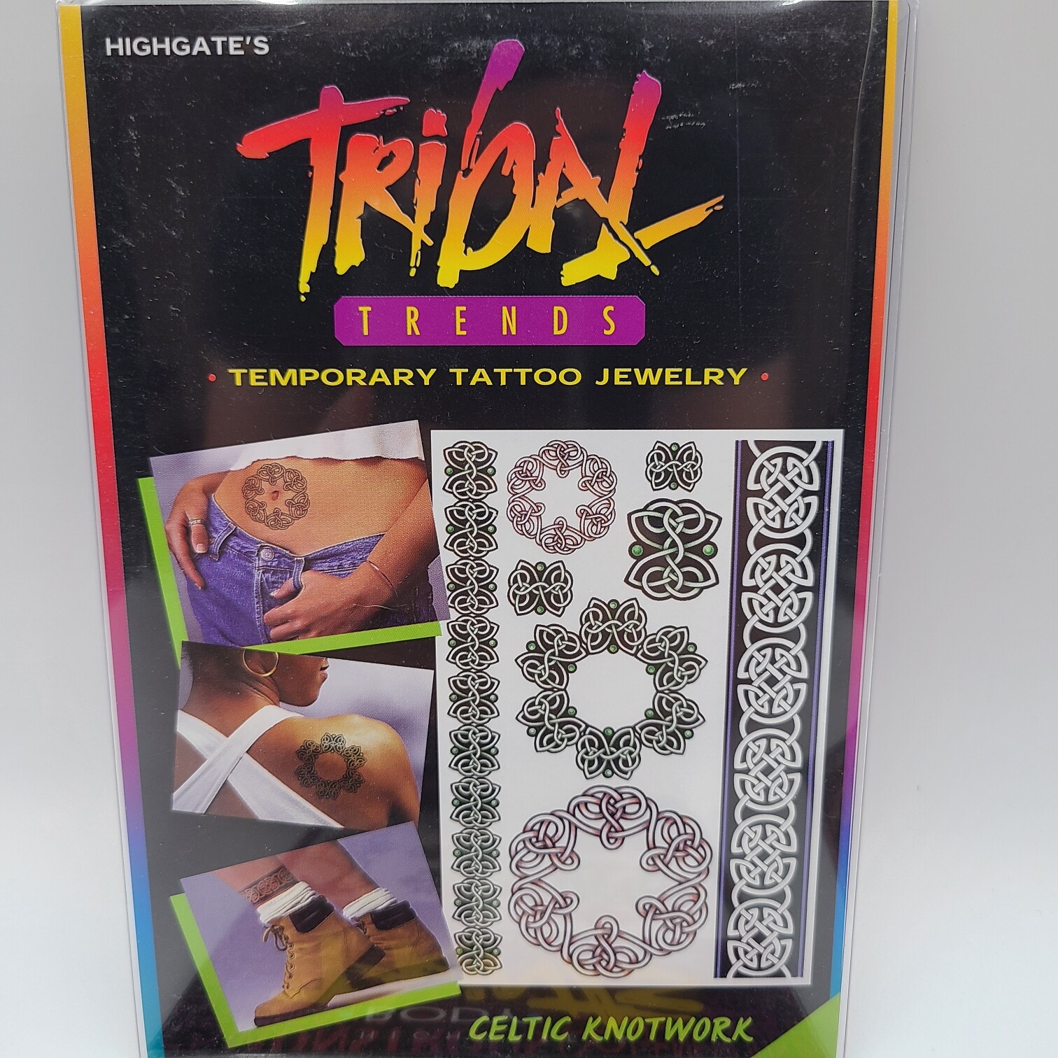 Highgate's Tribal Trends Temporary Tattoos-Celtic Knotwork- Waterproof NEW