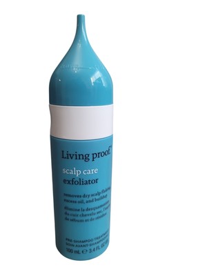 Living Proof Scalp Care Exfoliator Removes Dry Scalp Flake Oil Buildup 3.4 Oz