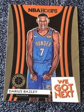 2019-20 Panini Hoops Premium Stock Darius Bazley We Got Next Rookie #16 Thunder