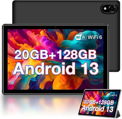 DOOGEE U10 Pro Tablet 10 Zoll, 20GB+128GB Android 13 Tablet PC IPS HD WiFi OTG