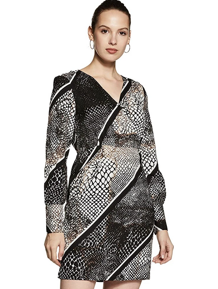 Vero moda snake print dress sale