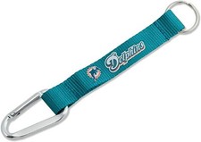 COOL  CLASSY MIAMI DOLPHINS Carabiner Lanyard Keychain Key Ring NFL