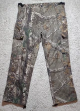 Scent Blocker Camo Pants Men's XL Cargo S3 Real Tree Hunting Field Ripstop