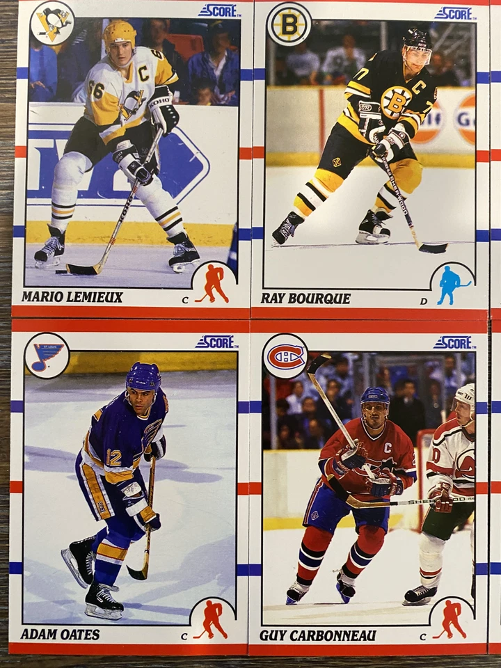 1990-91 Score Hockey Hottest 100 Stars - 38 Hall of Famers - Pick Your Card(s) - Image 2 of 4