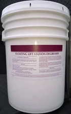 CITRUS ORANGE FLOATING LIFT STATION DEGREASER ALL PURPOSE PATRIOT CHEMICAL SALES