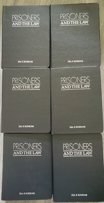 Prisoners And The Law 6 Vol. Set 2007 Ira R Robbins