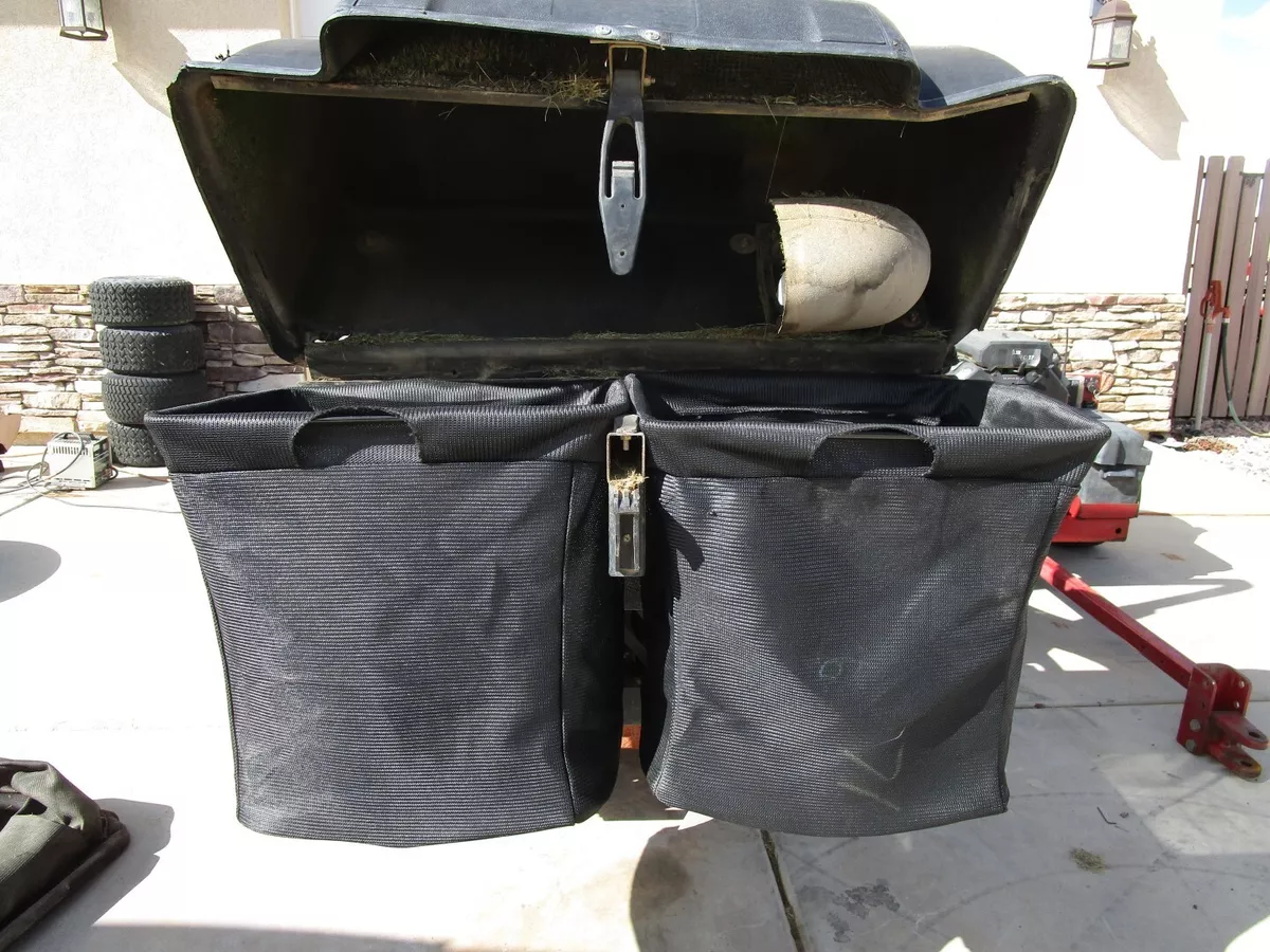 2 Genuine Toro 112 3994 Grass Catcher Bag Frames w Ring Riding Mower Tractor