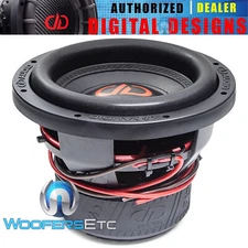 DD AUDIO 610F-D4 10" CAR SUB WOOFER 3000W DUAL 4-OHM SUBWOOFER BASS SPEAKER NEW