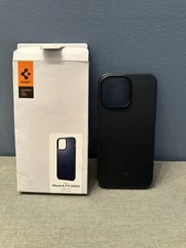 Spigen-Thin Fit/Metal Slate Color Case For iPhone 6.7”P 2022