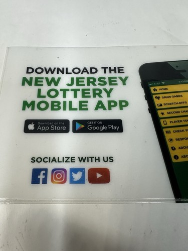 New Jersey Lottery Ticket Holder - Picture 2 of 5