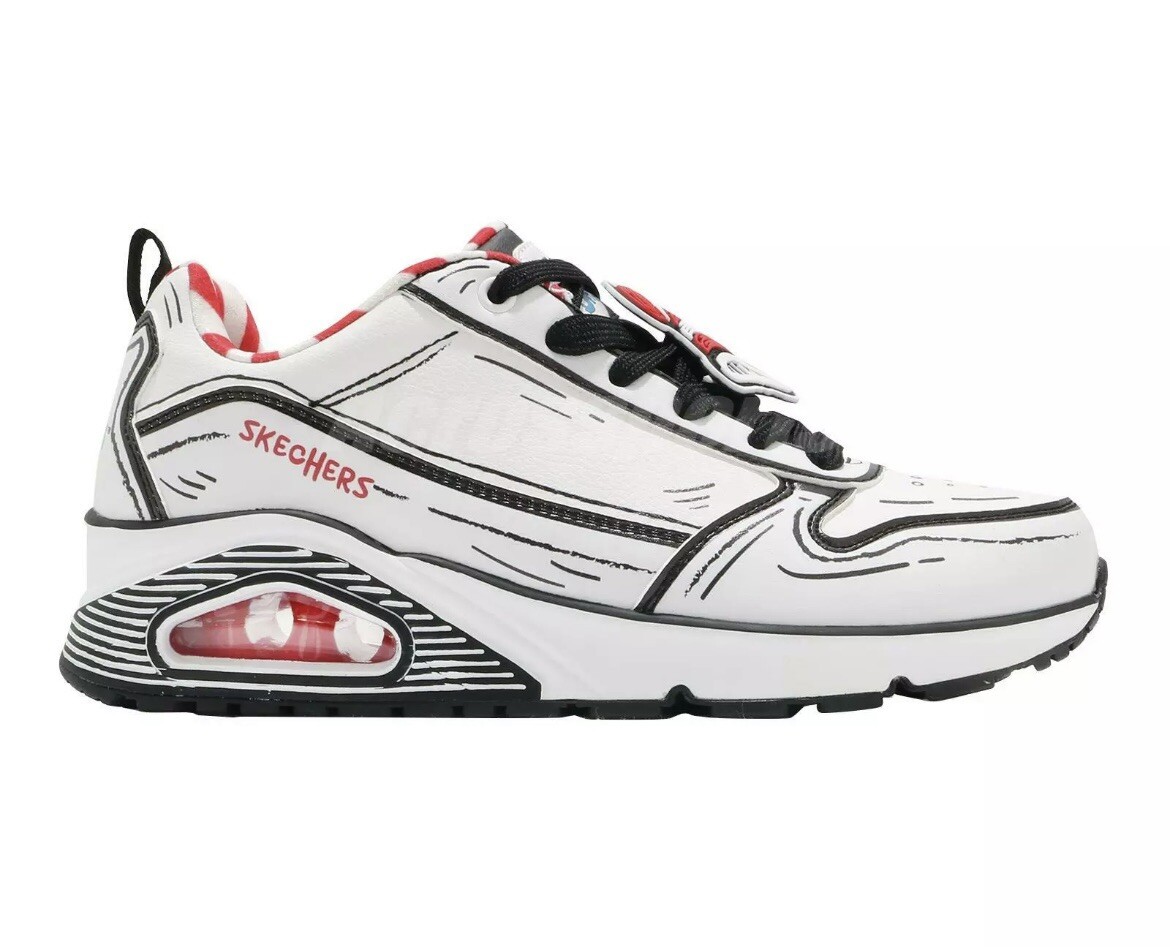 Dr Seuss Sketchers Skechers Uno-Tip Of His Hat Seuss White Black