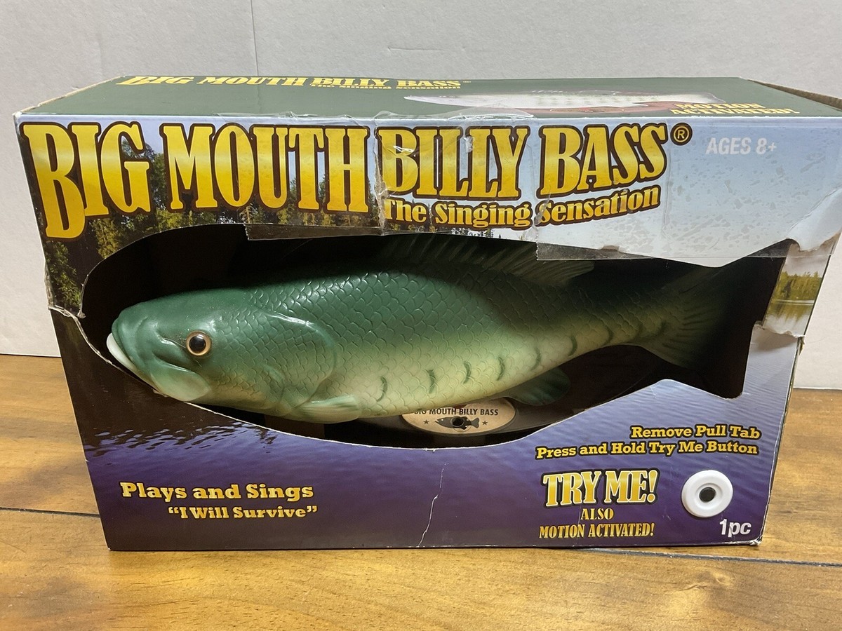 動作確認済み 箱無し BIG MOUTH BILLY BASS I WILL SURVIVE Big Mouth Billy Bass The Singing Sensation