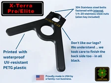 Minelab X-Terra Pro/Elite Y-Stand Black PET-G
