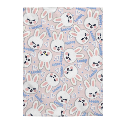 Skzoo Leebit Blanket, StrayKids Leeknow Blanket, Cute Gift For