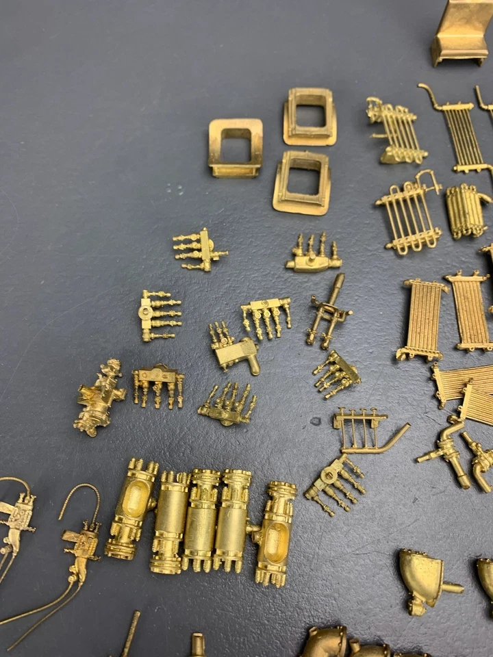 Big Lot O Scale PSC Precision Scale Company Brass Steam Locomotive Details O3106 - Image 4 of 4