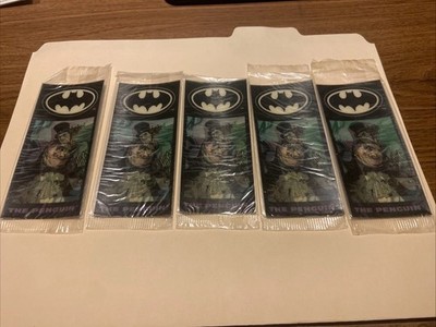 Vintage 1992 Batman Returns The Penguin Lenticular Bookmark Ralston Purina Promo