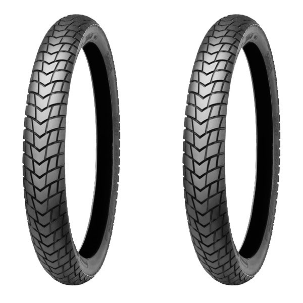 TYRE PAIR MITAS 2.75-17 47P + 2.50-17 43P MC51