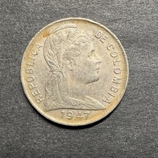 Colombia 2 Centavos Ultra Rare Coin Low Mintage World Foreign