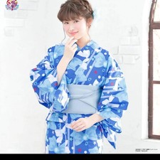 Sailor Moon Yukata Obi Set KIMONO NEW Red Usagi Sailor Moon Mercury blue