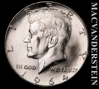 1964 Silver Kennedy Half Dollar - Choice Gem Brilliant Unc  Lustrous  #L3743