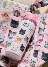 Owala UO Exclusive Cat Collage FreeSip 32 oz Insulated Water Bottle New