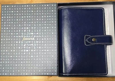 Filofax Organizer Marine Leder 6-Ring Ordner Größe: Persönlich (Bibel)...