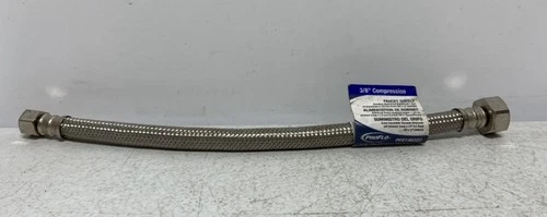 ProFlo PFX146322 Faucet Supply Line 3/8" Comp x 1/2" FIP x 12" - Picture 1 of 3