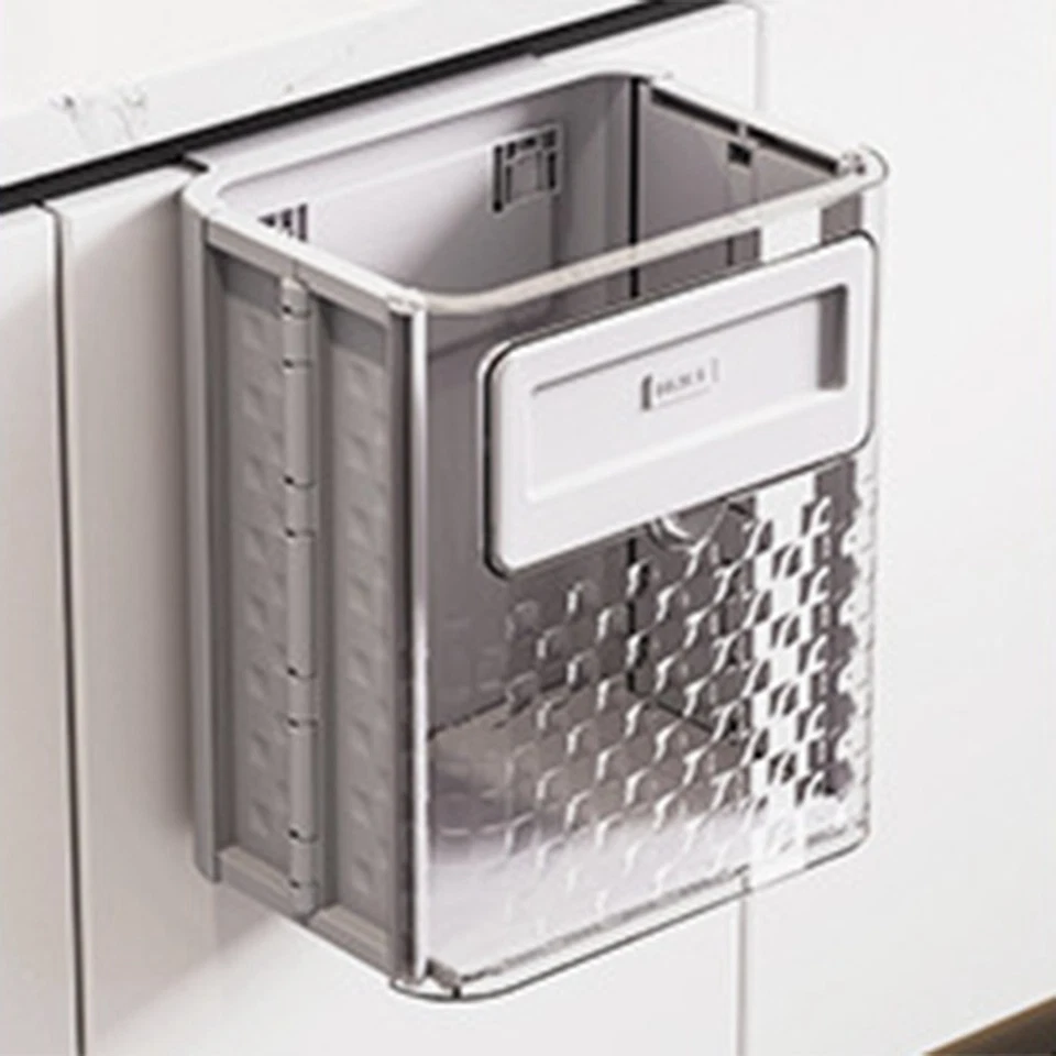 1X(HäNgender KüChenmüLleimer, Zusammenklappbarer MüLleimer, KüChenabfalleim5132 - Bild 4 von 4