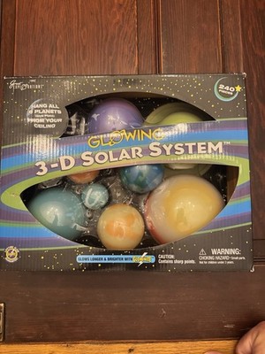 Great Explorations Glowing 3-D Solar System Kit 240 Pc NEW Sealed