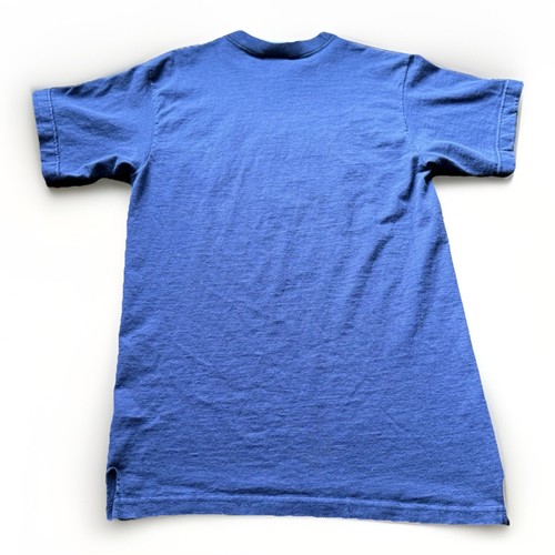 VTG 90s Stephens College T Shirt Sz M Navy Blue USA Made Short Sleeve Gear Sport - Picture 4 of 9