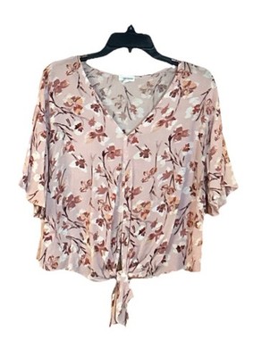 Pink Flowered Top