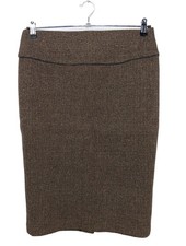 ZARA BASIC Gonna a tubino Donna Gonna Taglia IT 44 marrone-nero elegante