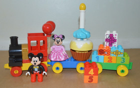 Lego Duplo Mickey's Workshop 10829 & 10597 Birthday Parade Complete Sets