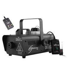 Chauvet DJ Hurricane 1000 Fog Smoke Machine w/ Wired  Wireless Remotes  H1000