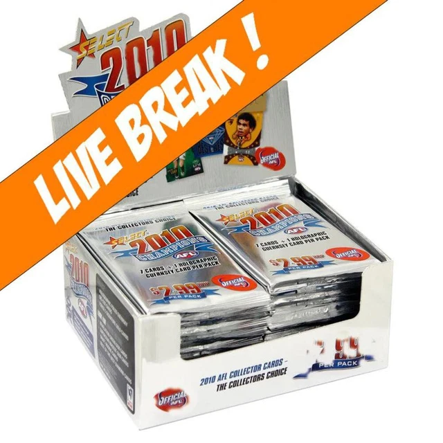 [ Live Break ] 2010 AFL Champions Collector Cards Sealed Box