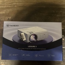 VANKYO LEISURE 3 Mini Projector Supported 1080P 170'' Display 3600L Portable  