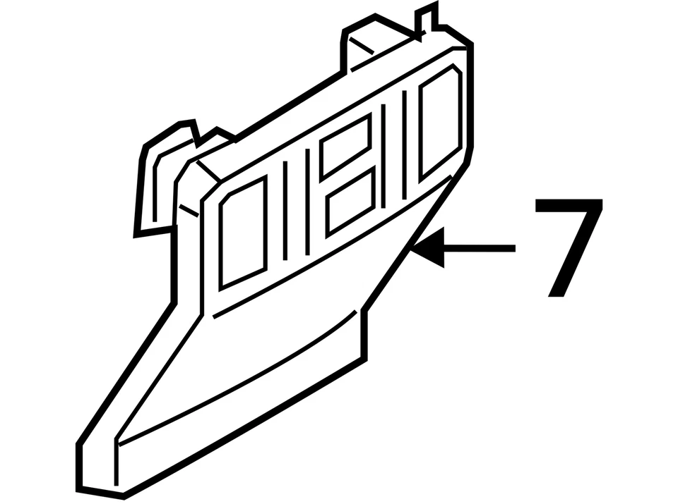 17-19 FORD F-250 - F-550 SUPER DUTY PANEL CONSOLA ASM HC3Z25045E24CB - NUEVO OEM Foto 4 de 4