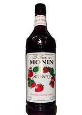 Monin Premium Strawberry Flavoring Syrup 1 Liter