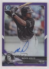 2018 Bowman Chrome Prospect Purple Refractor /250 Micker Adolfo #CPA-MA Auto r7d