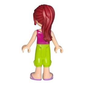 LEGO Friends Minifigure MIA frnd130 Magenta Top Food Market From Set # 41108