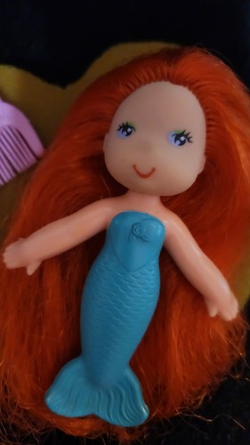 RARO De Colección Original 1979 Kenner Sea Wees Coral Sirena Muñeca Esponja Peine ¡COMPLETO! - Imagen 2 de 24