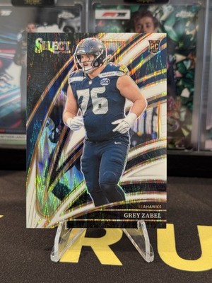 2025 Panini Select - Grey Sable /799 White Shock Prizm Club Level