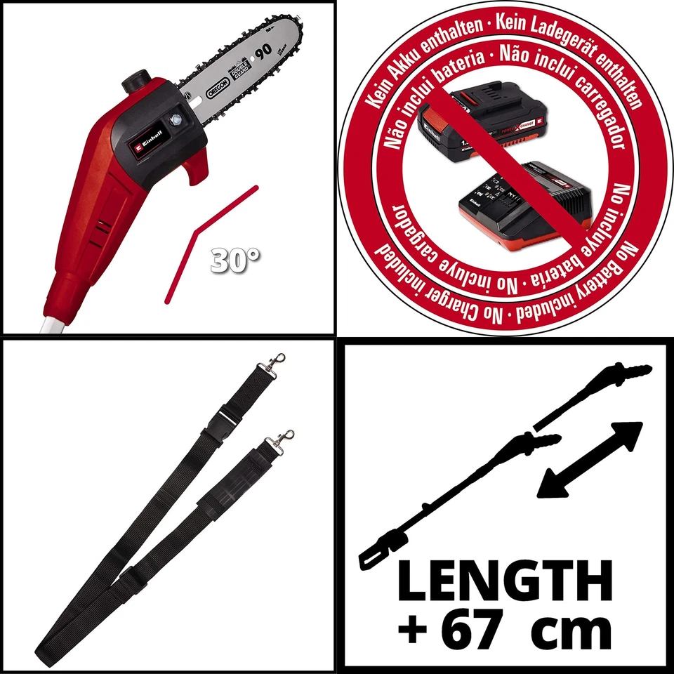 Einhell Akku-Hochentaster GC-LC 18/20 Li T-Solo - Bild 4 von 4