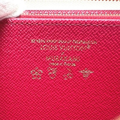専用ページ　S-0 LOUIS VUITTON M14240 Murakami Takashi Monogram Zippy Wallet Cherry