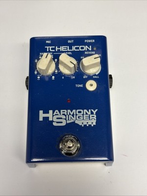 TC Helicon Harmony Singer Version 1 Vocal Harmonizer Reverb Effects Pedal
